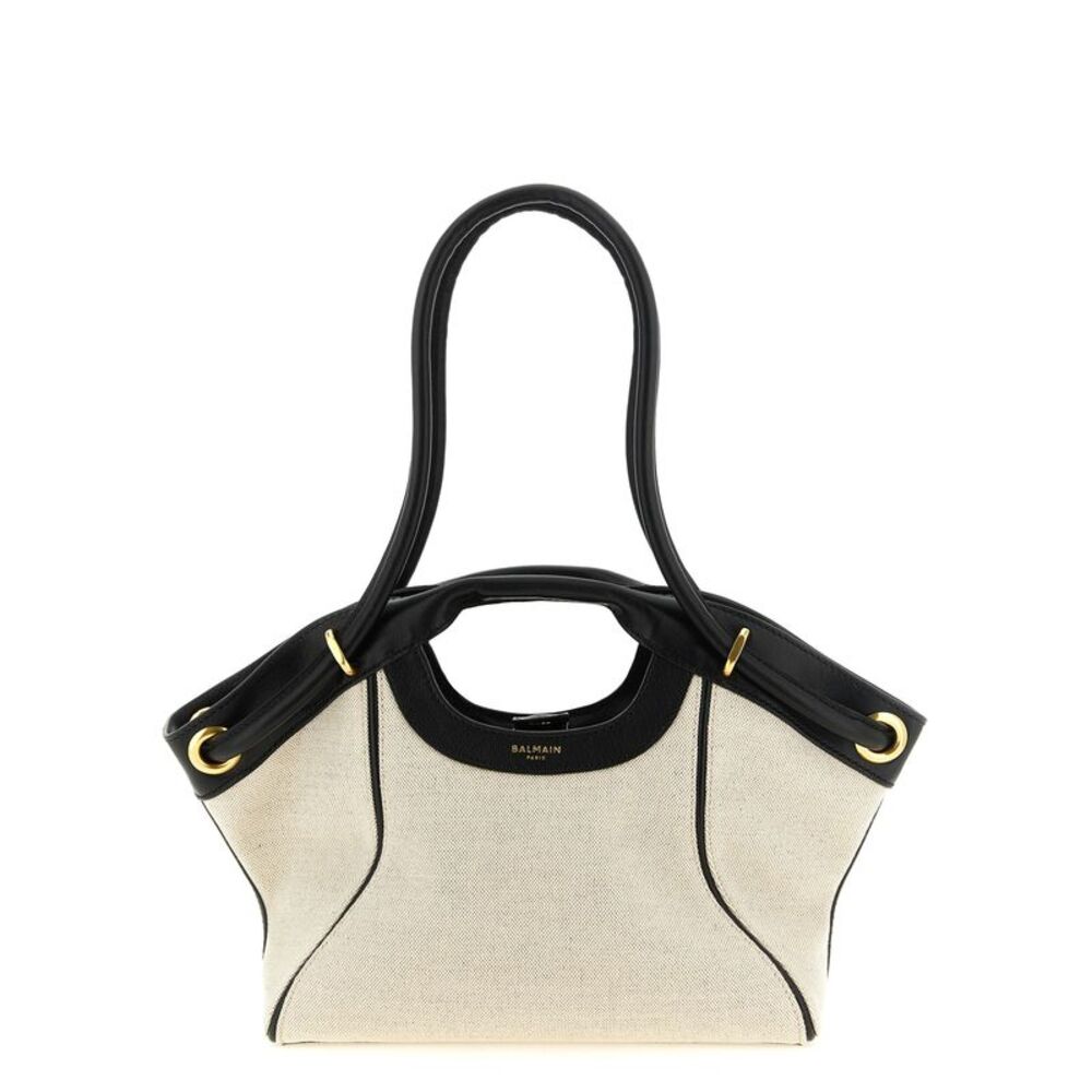 Balmain Bicolor Cotton Tote Women's Bag